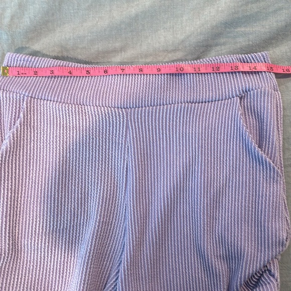White birch lavender ribbed shorts with pockets scrunched on the sides Nw/oT - Picture 7 of 8